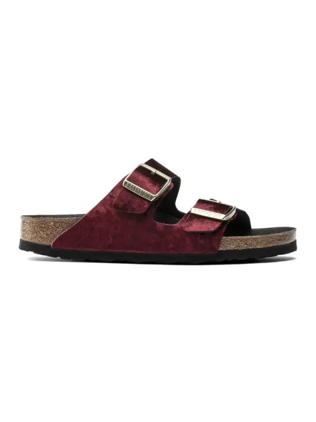 Birkenstock Πέδιλα Γυναικείο Textile/Ύφασμα Μπορντώ BIR/ARIZONA TEX 1019848BURGUNDY - 36 3