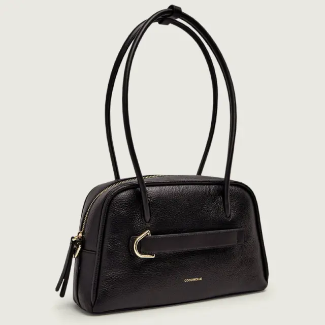 Coccinelle - Γυναικεία τσάντα Ώμου Paki E1U4A120101-001 Μαύρο 2