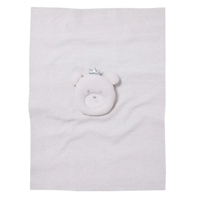Κουβέρτα Αγκαλιάς 75x100 Με Παιχνίδι Das Home 4958 White-Grey 100% βαμβακερό 2