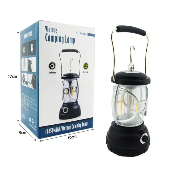 Επαναφορτιζόμενο LED Φανάρι Κάμπινγκ - Vintage camping lamp z693100 3