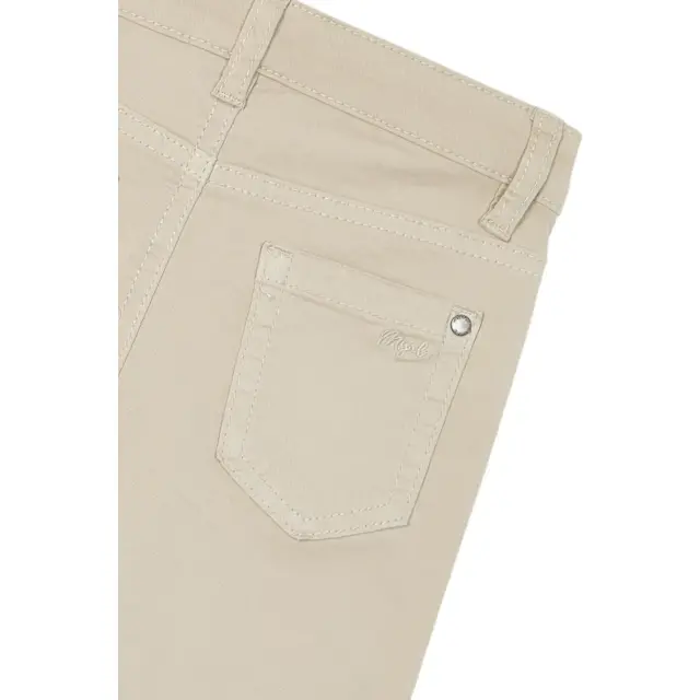 Mayoral Παντελόνι Καπαρτινέ Slim Fit Μπεζ για Αγόρι 3