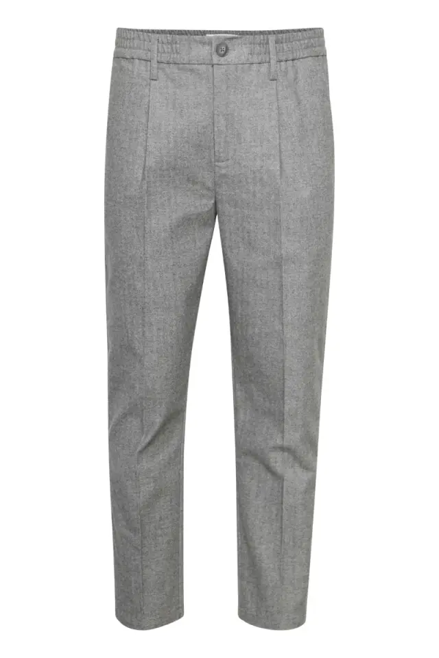 Casual Friday Ανδρικό MARC Herringbone Chinos Παντελόνι - Mid Grey Melange - 32W 30L