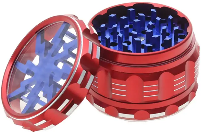 Grinder Τρίφτης «Lightning» 55mm - 4parts Διάφορα Χρώματα