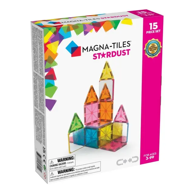 MAGNA-TILES Stardust 15 τεμάχια / 18915 (Magna-Tiles)