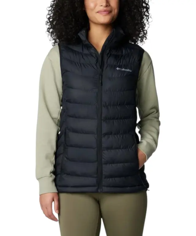 Columbia - Γυναικείο Αμάνικο Μπουφάν Powder Lite II Vest WK7821-010 Μαύρο - XS