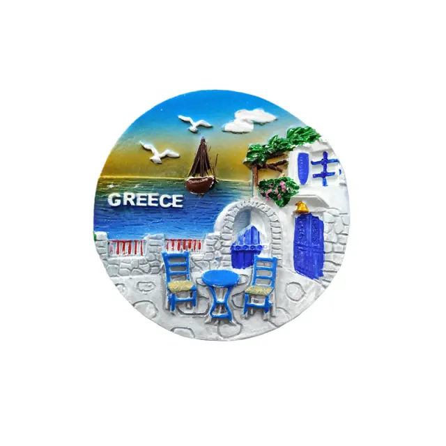 Tουριστικό μαγνητάκι Souvenir – Σετ 12pcs - Resin Magnet - Greece - 678242