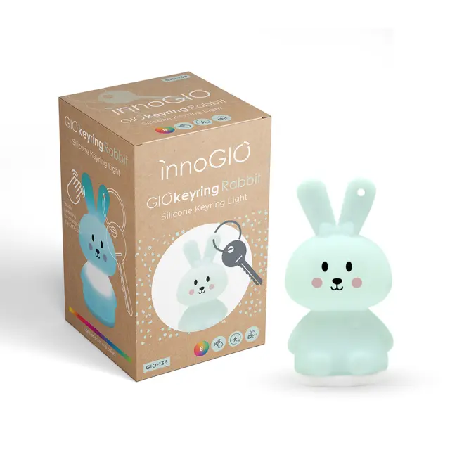 INNOGIO ΜΠΡΕΛΟΚ ΦΩΤΑΚΙ ΣΙΛΙΚΟΝΗΣ GIOKEYRING RABBIT