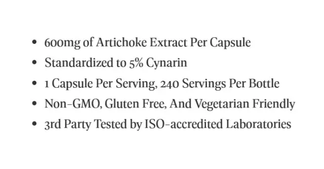 Nutricost Artichoke Extract 2