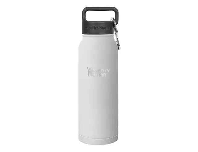 Μπουκάλι Θερμός Stein Healthy Human με χωρητικότητα 621ml και διατήρηση θερμοκρασίας 12h ζεστό / 24h κρύο - Pure White 21OZ Pure White 2
