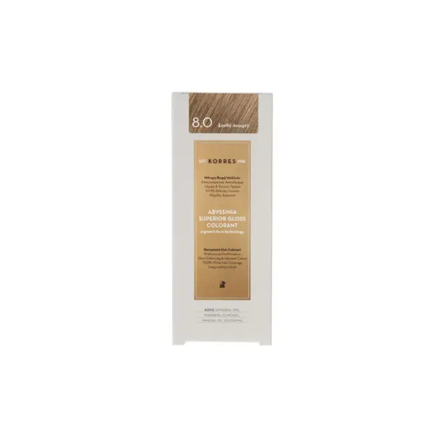 KORRES Abyssinia Superior Gloss Colorant Ξανθό Ανοιχτό 8.0 50ml 2