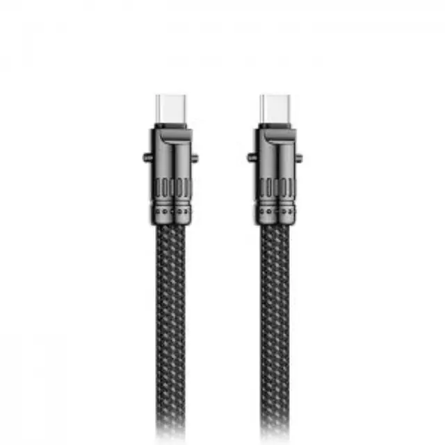 Καλώδιο USB High-Speed Type-C αρσ. - Type-C αρσ., 0.2m σε μαύρο χρώμα 2