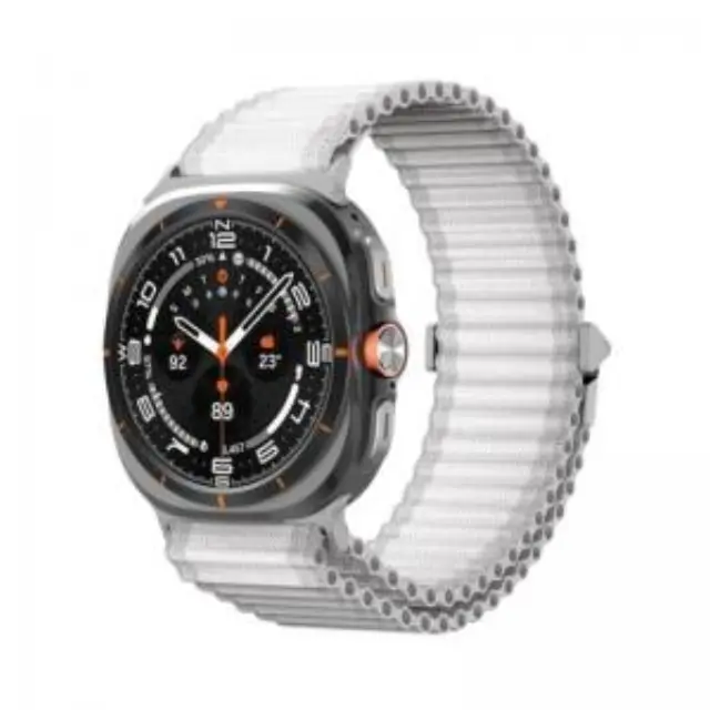 Λουράκι Nylon Woven Dux Ducis Samsung Watch Ultra 47mm YC Λευκό N68078 2