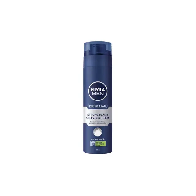 Nivea Men Αφρός Ξυρίσματος Protect + Care για Σκληρά Γένια 200ml