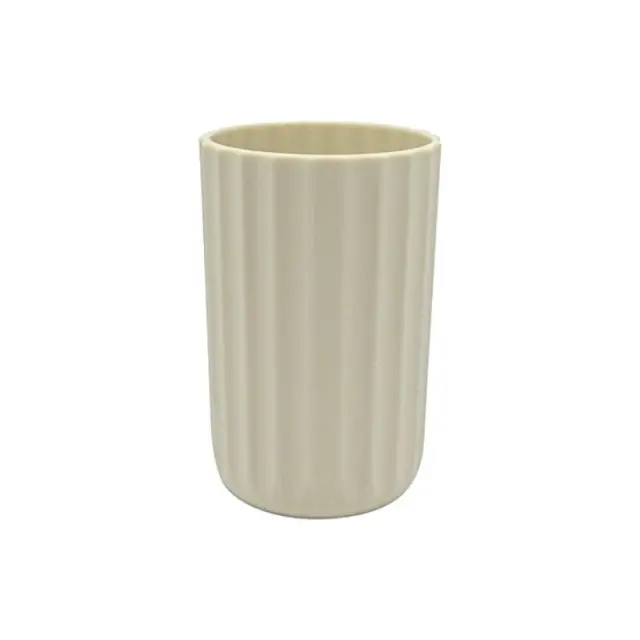 Θήκες οδοντόβουρτσας πλαστικές σε σετ 5Χ - Beige - 21561