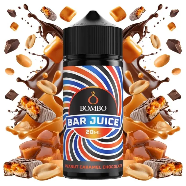Bar Juice Peanut Caramel Chocolate 20ml (120ml) - Bombo Flavorshots