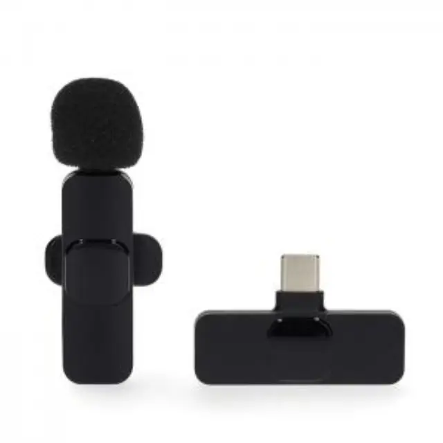 Ασύρματο μικρόφωνο πέτου με έξοδο USB Type-C, ιδανικό για χρήση σε notebook / smartphone / tablet. 2