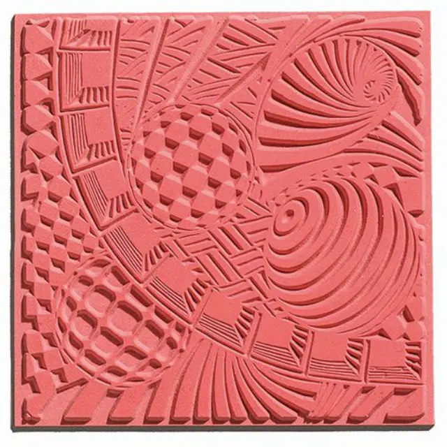 Φύλλο Υφής Για Πολυμερικούς Πηλούς - Space - 9x9cm