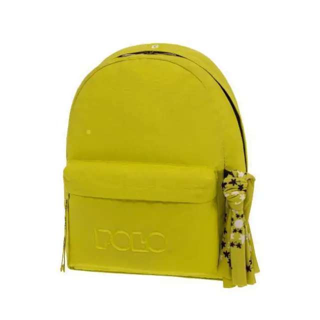 Polo Σχολική Τσάντα Πλάτης Original Scarf Fluo Κίτρινο (901135-7100)