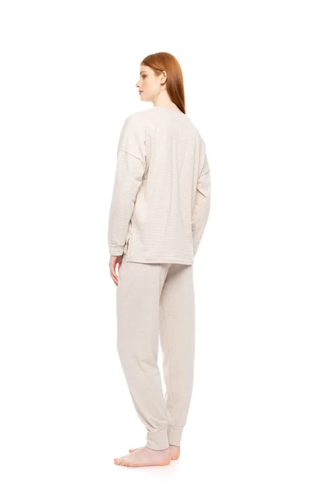 W1791 - Type - PYJAMA HAZELNUT STRIPES 3