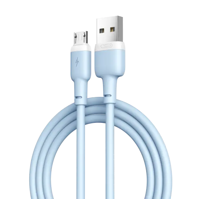 XO NB208 Καλώδιο Φόρτισης + Data Micro 1m Μπλέ 16.005.0234