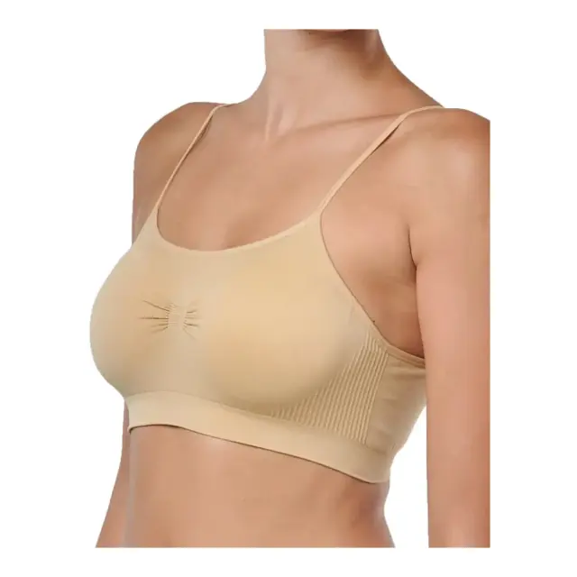 Body Glove Γυναικείο Μπουστάκι Sports Soft Cup, Χρώμα Μπεζ
