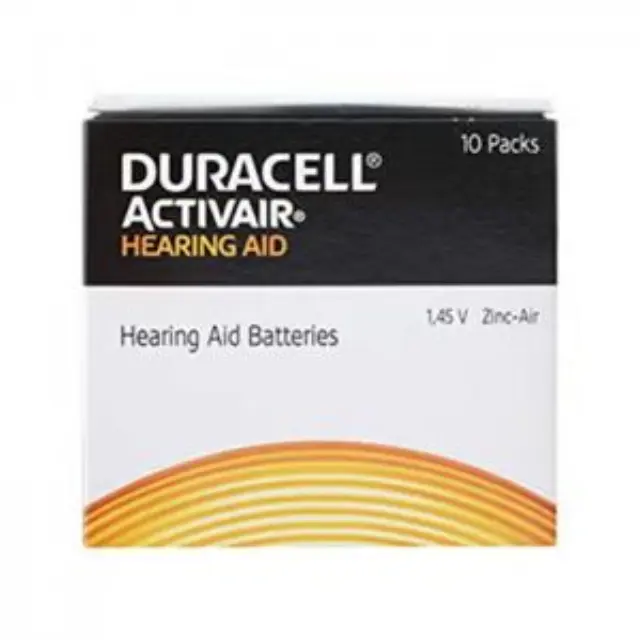 Μπαταρία ακουστικών βαρηκοΐας Duracell ActivAir 13 1.45V, σε blister 6 μπαταριών. 2