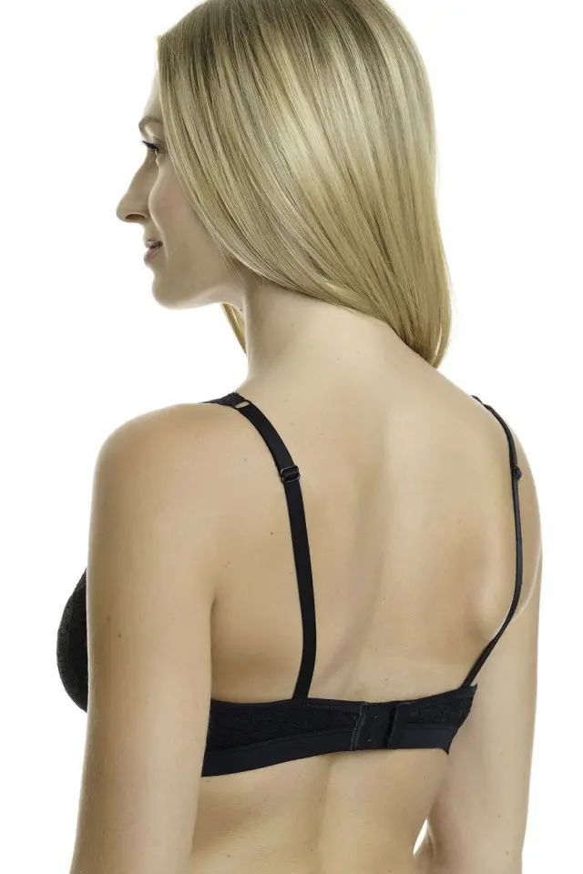 Γυναικείο Μαύρο Δαντελένιο Bralette Σουτιέν Walk 3