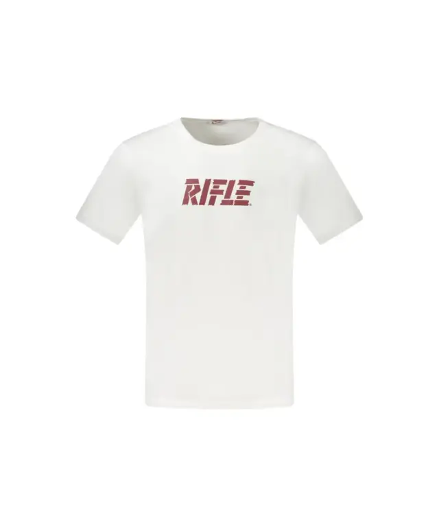 Rifle- Ανδρικό T-shirt RFT001-BIANCO Λευκό 3