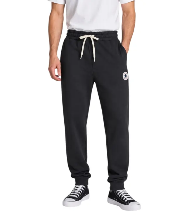 Converse - Ανδρικό Παντελόνι Φόρμας Chuck Patch Jogger CVM6B093-BLK Μαύρο