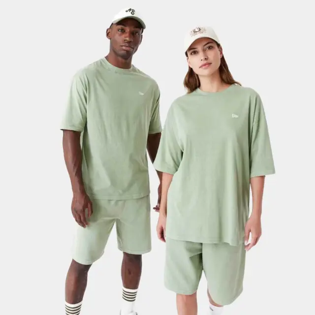 New Era Washed Oversized T-Shirt 60502674 Κοντομάνικη Μπλούζα Πράσινη