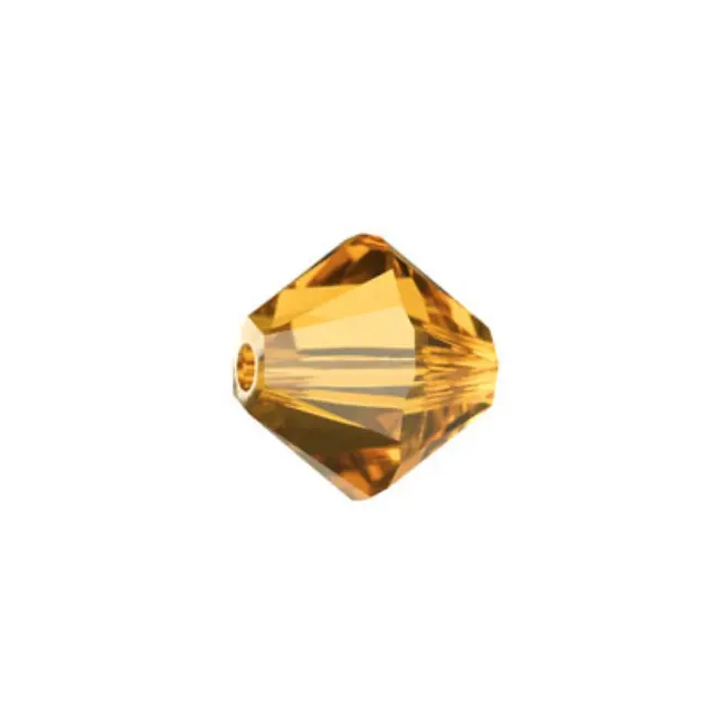 Swarovski 5328(203) XILION Bicone Topaz 4mm - 30τεμ