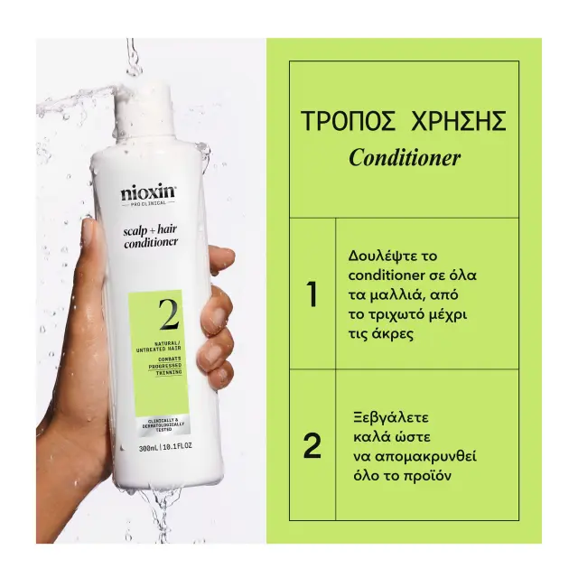 Nioxin Pro Clinical Scalp+Hair Conditioner 2 300ml 2