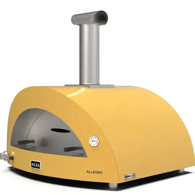 Φούρνος Υγραερίου Alfa Moderno 5 Pizze Antique Yellow - ALFA 3