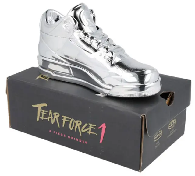 Grinder Τρίφτης Πλαστικός Tear Force Shoes 15cm - 3 Parts