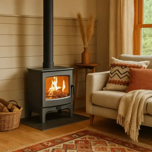 Charnwood Aire 7 Low Stand Gunmetal Σόμπα ξύλου