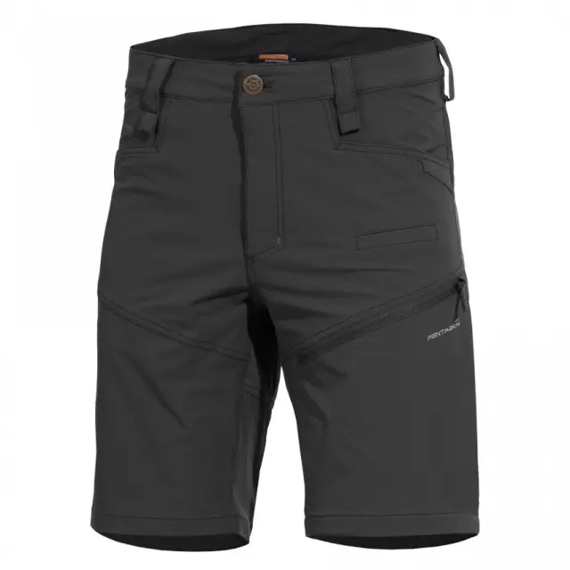 Pentagon Renegade Savanna Short Pants-Βερμούδα για Τακτική- Καθημερινή Χρήση - 01-Black-Μαύρο