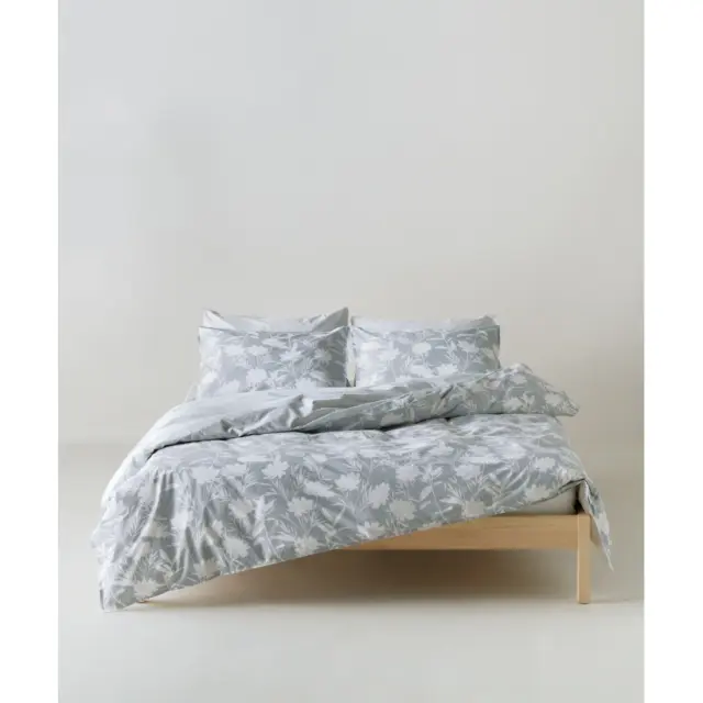 Σετ Μαξιλαροθήκες 2 Τεμαχίων Kentia Rosaira 22 Grey-White 50x70 3