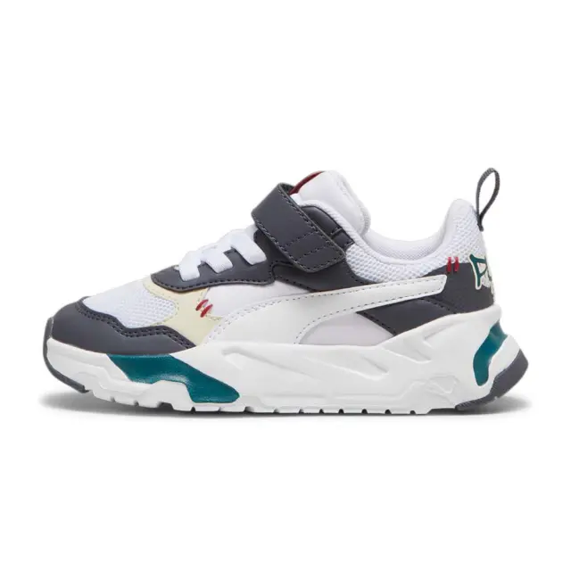 Puma Kids Trinity Mid 90s AC+ (PS) Άσπρο - Γκρι 398000-01 (Puma)
