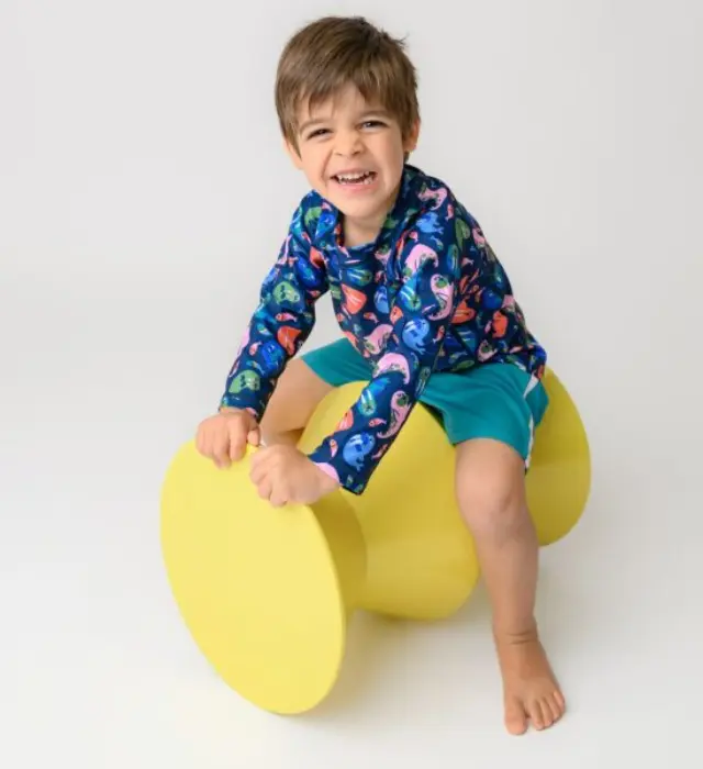 Zoocchini Σετ UV Μαγιώ Bucket Καπέλο Μπλούζα Walrus ZOO16018 2