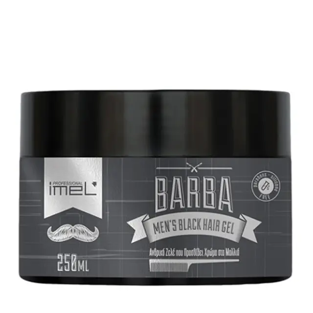 IMEL Barba Men’s Black Hair Gel 250ml