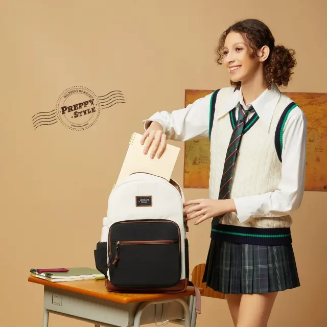 Γυναικείο Σακίδιο Για Laptop Lovevook 15,6 MB3222 beige/black - One Size 2