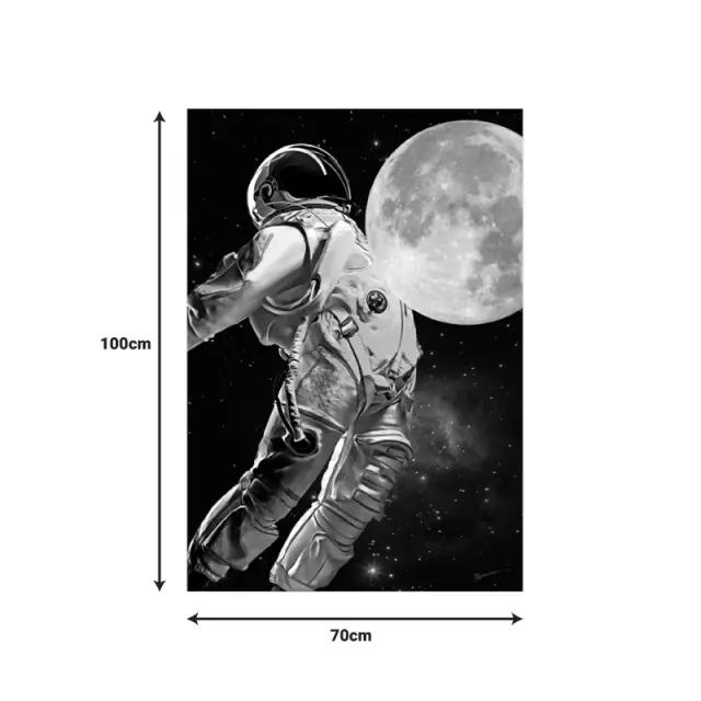 Πίνακας σε καμβά Mallo Ι 3D Inart με πλαίσιο 70x3.5x100εκ 2