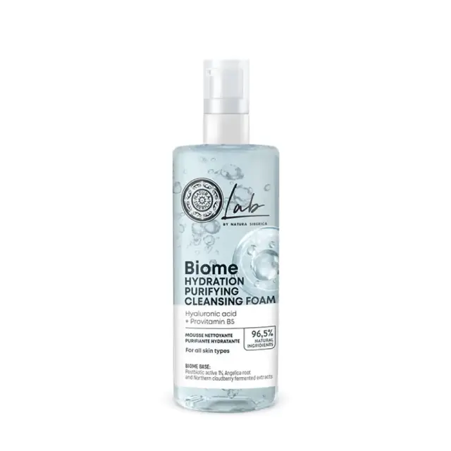 Natura Siberica Biome Hydration Purifying Cleansing Foam Απαλός Αφρός Καθαρισμού 200ml