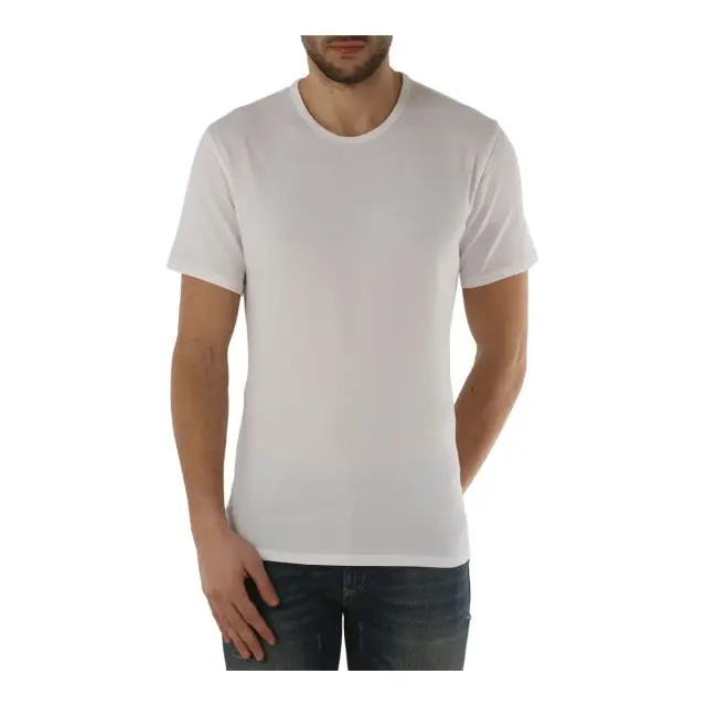 Calvin Klein Ανδρική Φανέλα Modern Fit - Κοντό Μανίκι- Διπλό Πακέτο, Χρώμα Λευκό - S 2