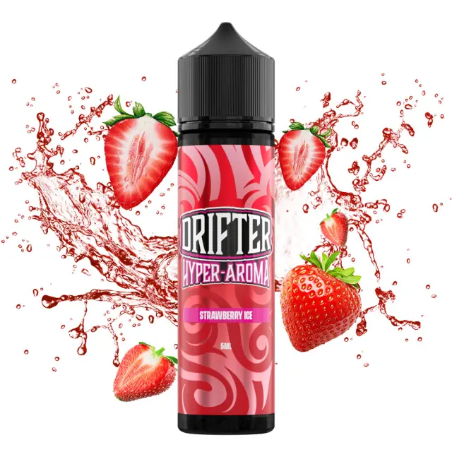Strawberry Ice 5ml (60ml) - Drifter Hyper Flavorshots