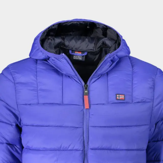 Norway Nautical School - Ανδρικό Χειμωνιάτικο Μπουφάν Puffer 849150-BLUETT Μπλε - L 3
