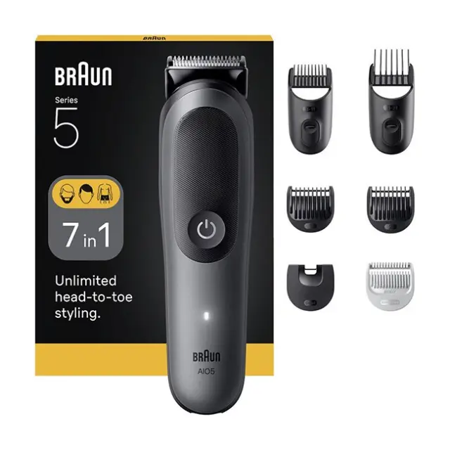 Braun Κουρευτική Μηχανή All-in-One Series 5 AIO5520 Black / Gray (AIO5520)