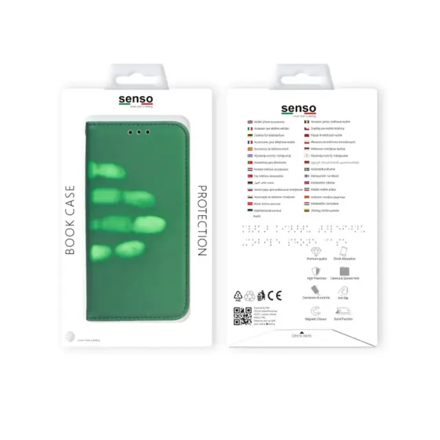 Θήκη Βιβλίο Senso Chameleon Book Case Για Samsung Galaxy A3 2017 Πράσινη 2