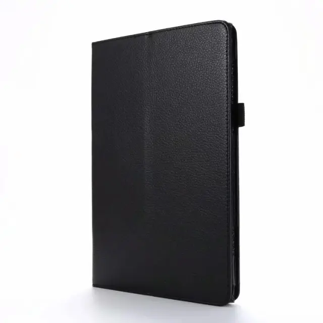 Litchi Texture Flip Cover Θήκη για Galaxy Tab A7 10.4 (T500)-Black OEM 2