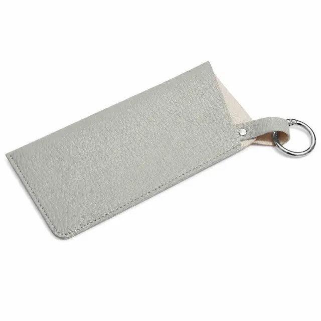 Techsuit - Glasses Case (ETN6) - PU, 17.5 x 8.5cm - Ανοιχτό Γκρι